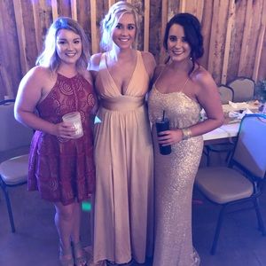 Gold Bridesmaids Dress